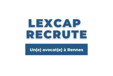 Image de l'article Le Cabinet LEXCAP recrute à Rennes !